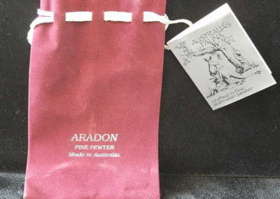 Pouch burgandy large