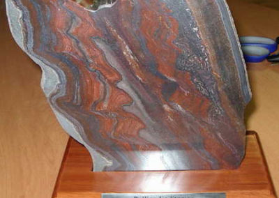 Banded Iron Presention on Plaque