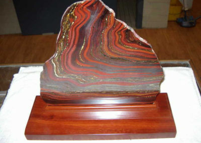 Tiger Iron on Jarrah Base