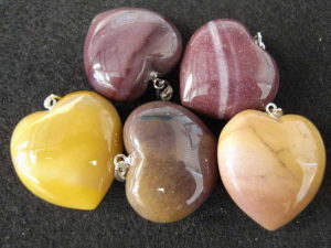 Mooraite - Heart Pendants