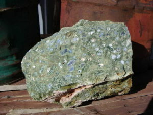 Green Showing Agate