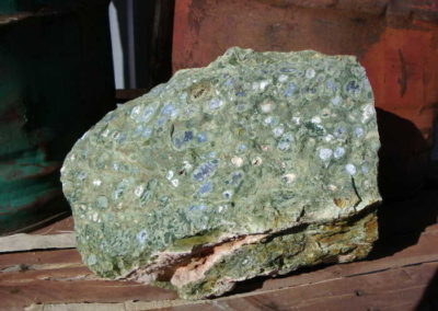 Green Showing Agate