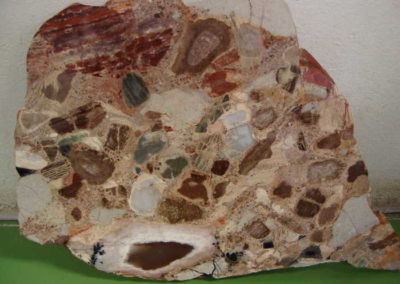Brown Conglomerate - Polished Slice