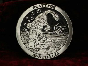 Pewter Coaster Platypus