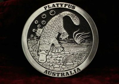 Pewter Coaster Platypus