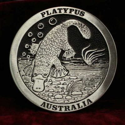 Pewter Coaster Platypus