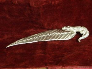 Pewter Knives and Openers - Crocodile