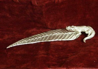 Pewter Knives and Openers - Crocodile