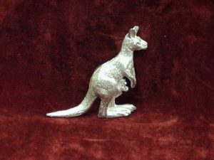 Pewter magnet - Kangaroo