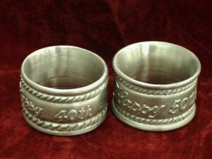 Pewter Napkin holder