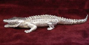Pewter Crocodile